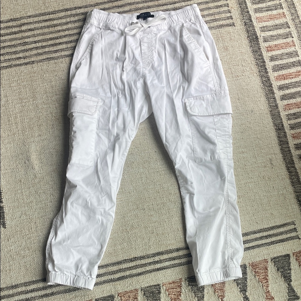 White Cargo Pants